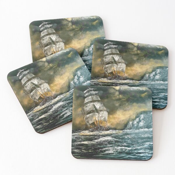 Item preview, retro ship designed and sold by Anchalee Montag.