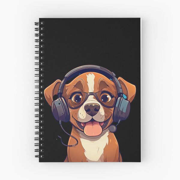 Artikelvorschau, Hund trägt Kopfhörer | Hund mit Sonnenbrille | Welpe trägt Kopfhörer entworfen und verkauft von CoolHippoQuotes.