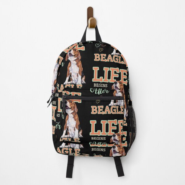 Item preview, Life Begins After Beagle colorful kawaii designed and sold by PupilLove.