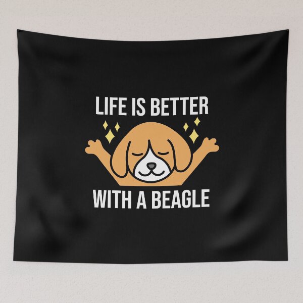 Item preview, Life Is Better With A Beagle Vintage funny t-shirt designed and sold by ouaredi.