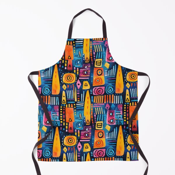 Item preview, Watercolour Abstract African Tribal Seamless Pattern designed and sold by PatternStudios.