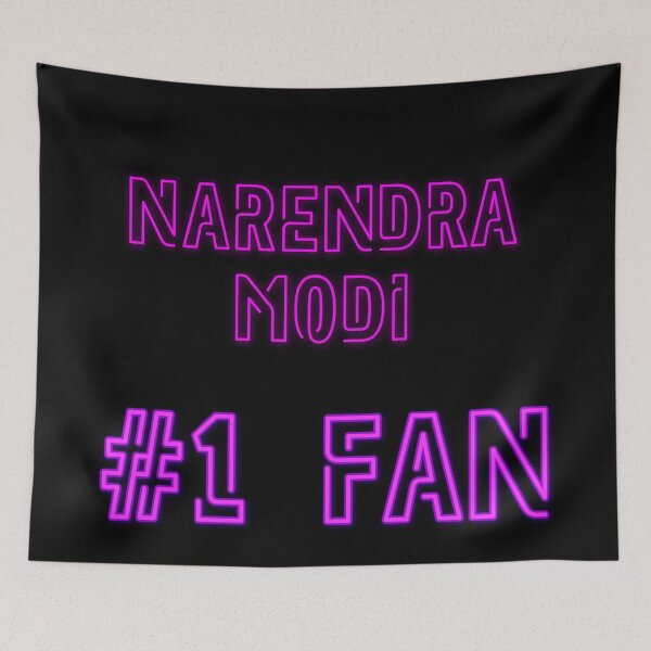 Item preview, Narendra Modi - #1 fan designed and sold by 2Girls1Shirt.