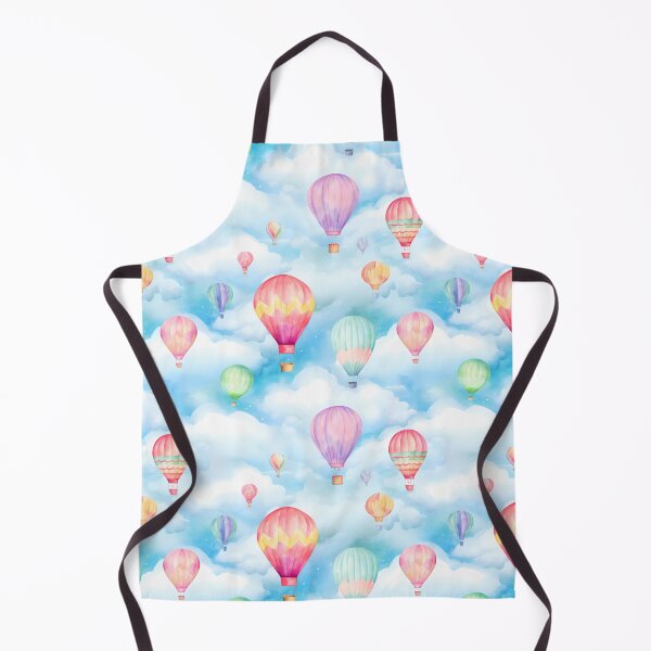 Item preview, Watercolour Hot Air Balloons Seamless Pattern designed and sold by PatternStudios.