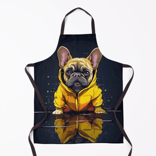 Item preview, French Bulldog in Yellow Raincoat designed and sold by ARTficiallyAnon.