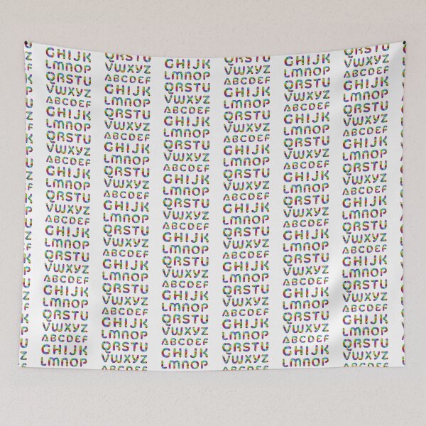 Item preview, Furry Rainbow Alphabet! designed and sold by jazzydevil.