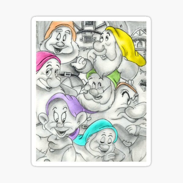 The Dwarfs Sticker For Sale By Mcgarityst Redbubble 