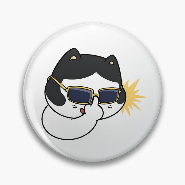 Item preview, sideburns funny cat with swag and thug life face wear sunglasses designed and sold by snow-at-noon.