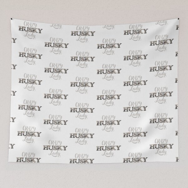 Item preview, Crazy HUSKY Lady (with huskies in the letters) designed and sold by jazzydevil.