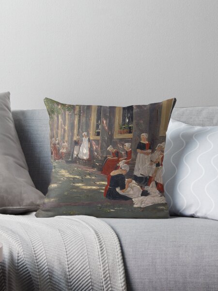 Item preview, Max Liebermann, Free Hour in the Amsterdam Orphanage designed and sold by Mauswohn.