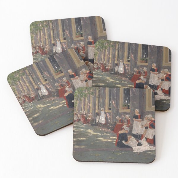 Item preview, Max Liebermann, Free Hour in the Amsterdam Orphanage designed and sold by Mauswohn.