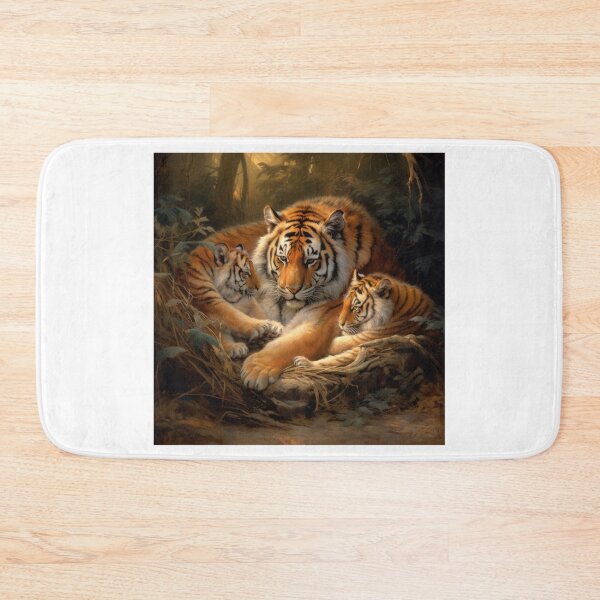 Item preview, Tiger with her cubs designed and sold by KostasCreations.