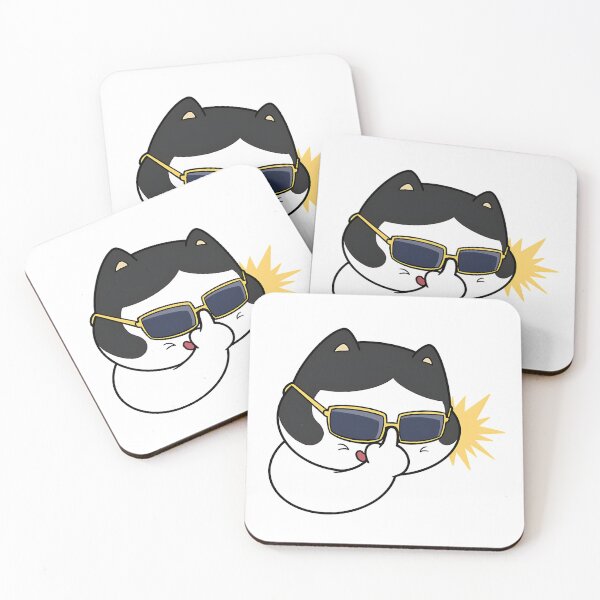 Item preview, sideburns funny cat with swag and thug life face wear sunglasses designed and sold by snow-at-noon.
