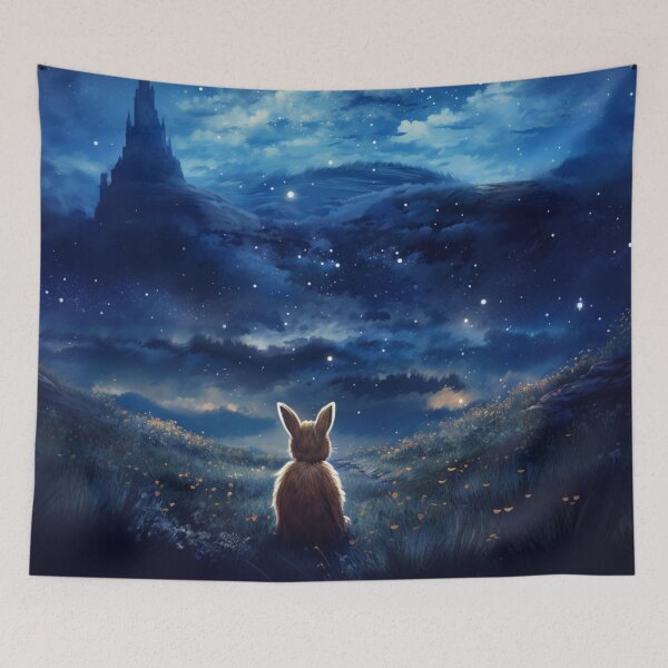 Item preview, Concept Art - Rabbit On Adventure designed and sold by letsgetinspired.