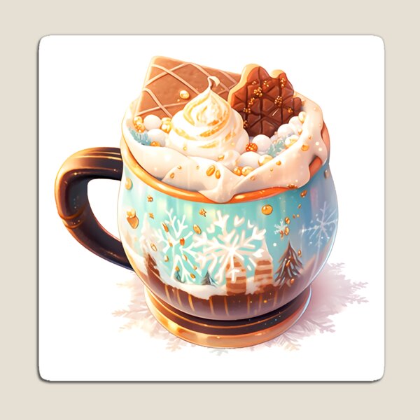 Glass Cover- Hot Cocoa Mugs - Switchables