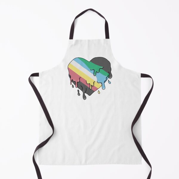 Item preview, Disability pride flag melting heart designed and sold by Becky-Marie.
