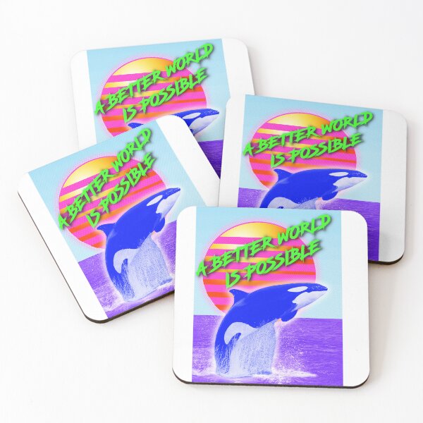 Item preview, A better World is Possible Orca  designed and sold by Inkcognito  Ink.