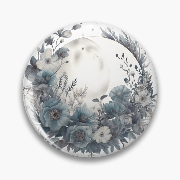 Item preview, Enchanting Whimsy Floral Moon Motif Illustration, Celestial Magic designed and sold by ShreyaaArts.