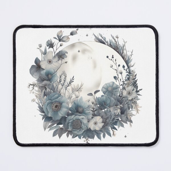 Item preview, Enchanting Whimsy Floral Moon Motif Illustration, Celestial Magic designed and sold by ShreyaaArts.