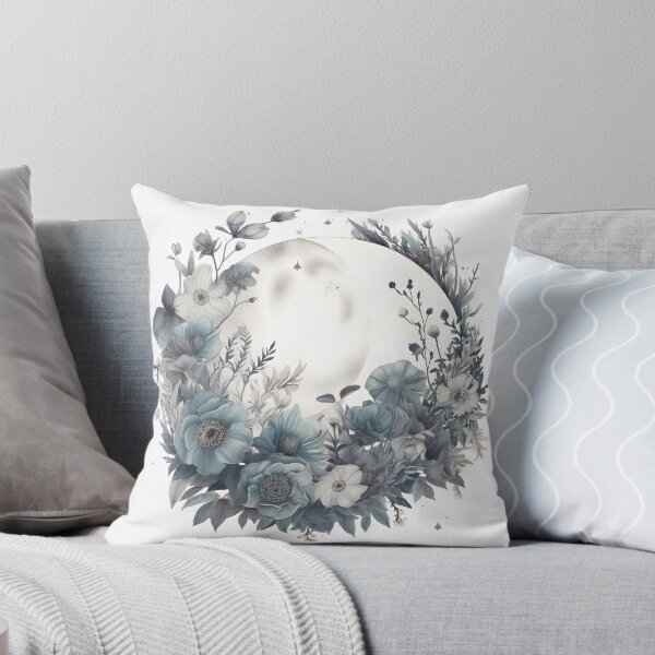 Item preview, Enchanting Whimsy Floral Moon Motif Illustration, Celestial Magic designed and sold by ShreyaaArts.