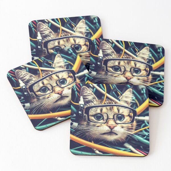 Item preview, Network Engineer Cat designed and sold by TheHelpingCat.