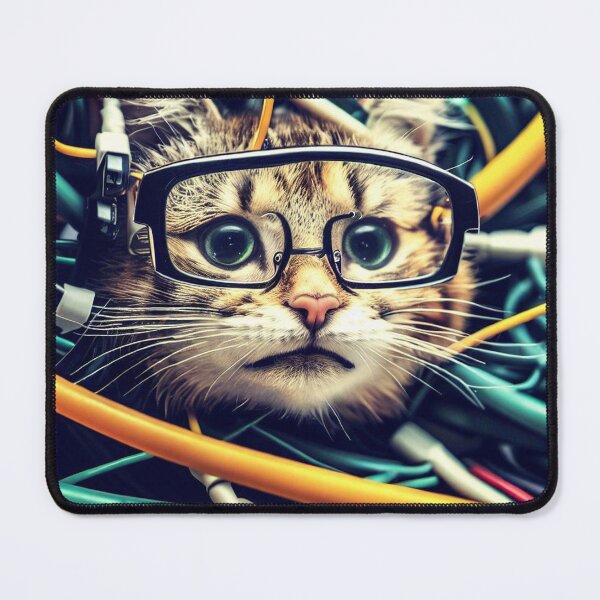 Item preview, Network Engineer Cat designed and sold by TheHelpingCat.