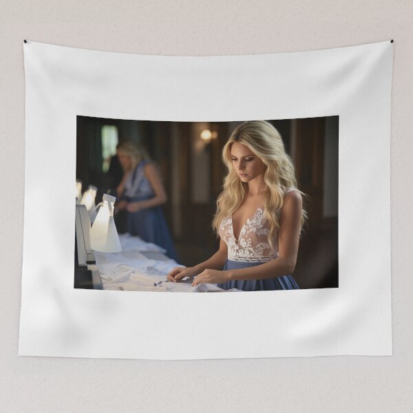 Item preview, Forensic Female Odontologist Textile Medical and Dental Records designed and sold by TheBrainArt.