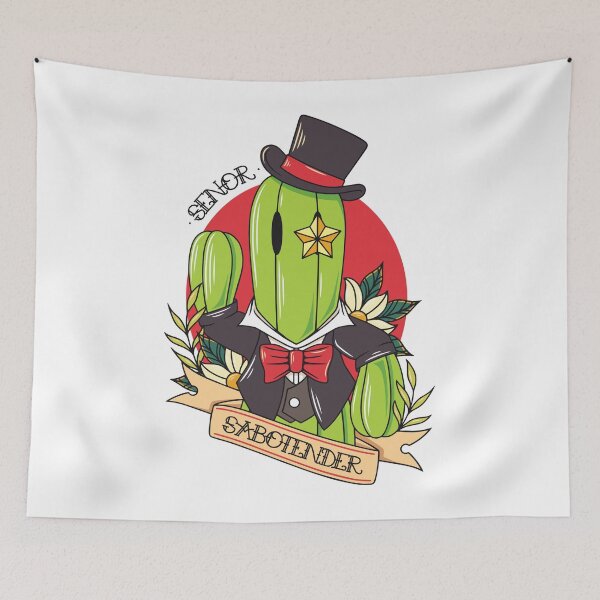 Item preview, Senor Sabotender Tattoo designed and sold by AlundrART.