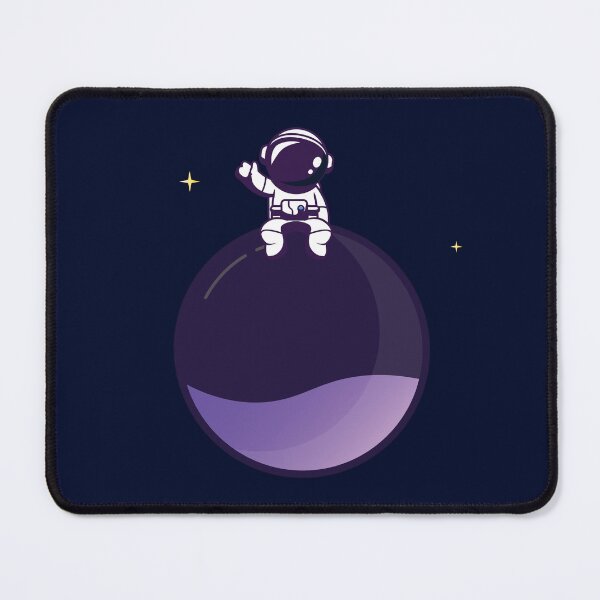 Item preview, Waving Astronaut on a Glass Planet designed and sold by yukselaciker.