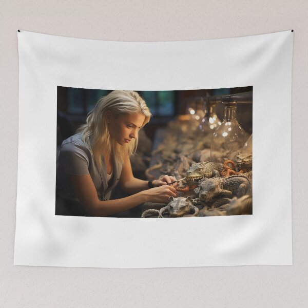 Item preview, Forensic Female Odontologist Reptile Medical and Dental Records designed and sold by TheBrainArt.
