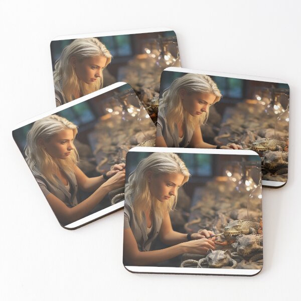 Item preview, Forensic Female Odontologist Reptile Medical and Dental Records designed and sold by TheBrainArt.