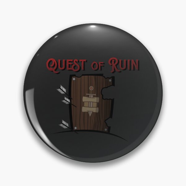 Item preview, Quest of Ruin Logo designed and sold by scrollanddagger.