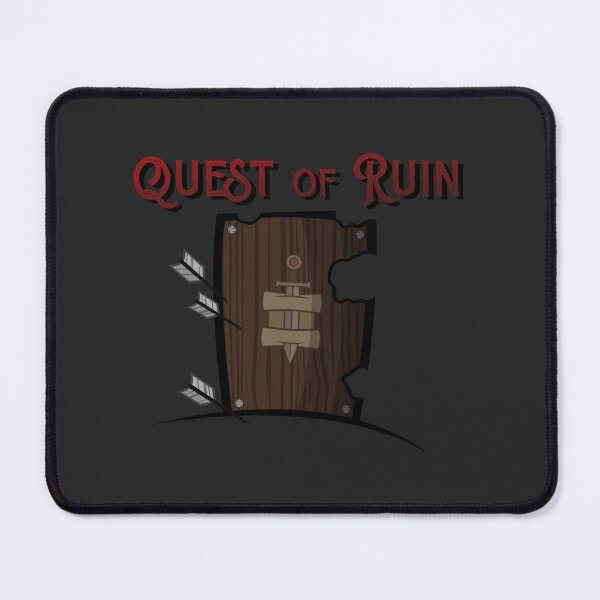 Item preview, Quest of Ruin Logo designed and sold by scrollanddagger.
