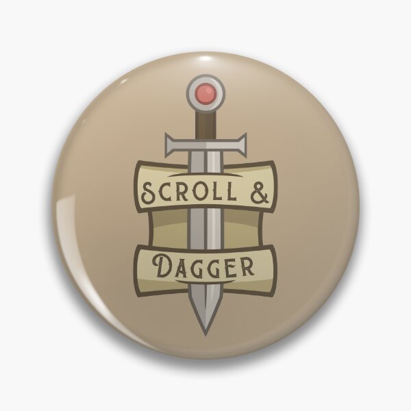 Item preview, Scroll & Dagger Logo designed and sold by scrollanddagger.