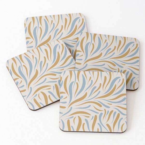 Item preview, Organic shapes blue designed and sold by Aralma.