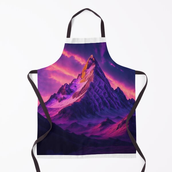 Item preview, A Dramatic Alpenglow Painting the Mountain Peak with Shades of Pink, Purple, and Orange, Casting a Spellbinding Atmosphere, Ai Generated Art designed and sold by AiGens.