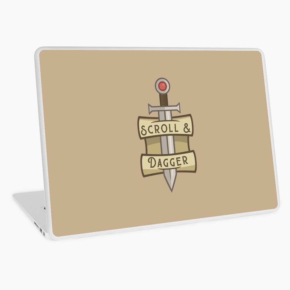 Item preview, Laptop Skin designed and sold by scrollanddagger.