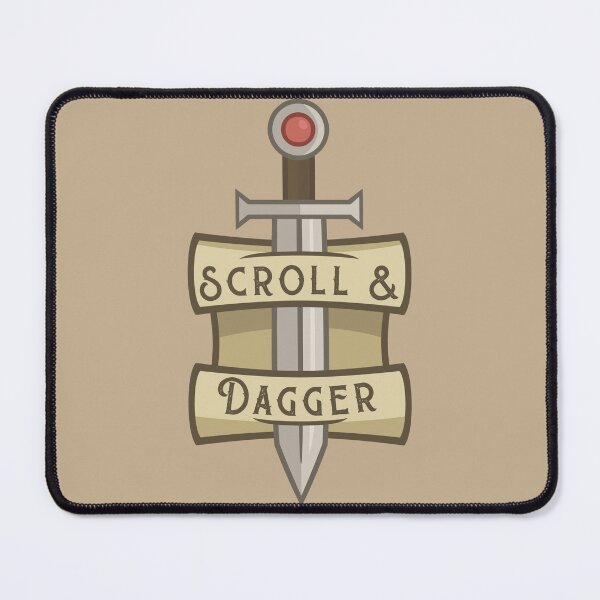 Item preview, Scroll & Dagger Logo designed and sold by scrollanddagger.