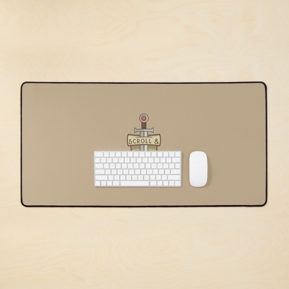 Item preview, Desk Mat designed and sold by scrollanddagger.