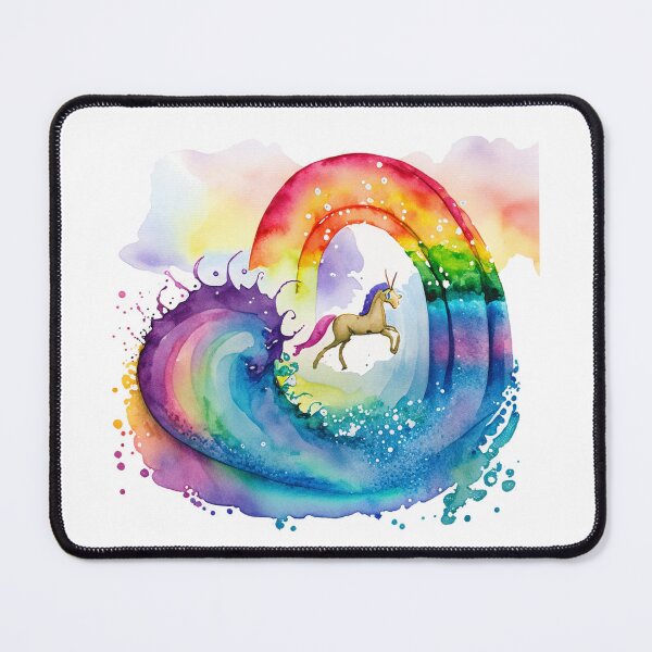 Item preview, Unicorn with rainbow designed and sold by Jasardpu.