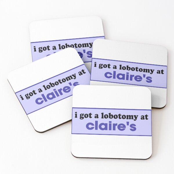 Item preview, i got a lobotomy at claire's funny meme bumper designed and sold by Mamado-sakou.
