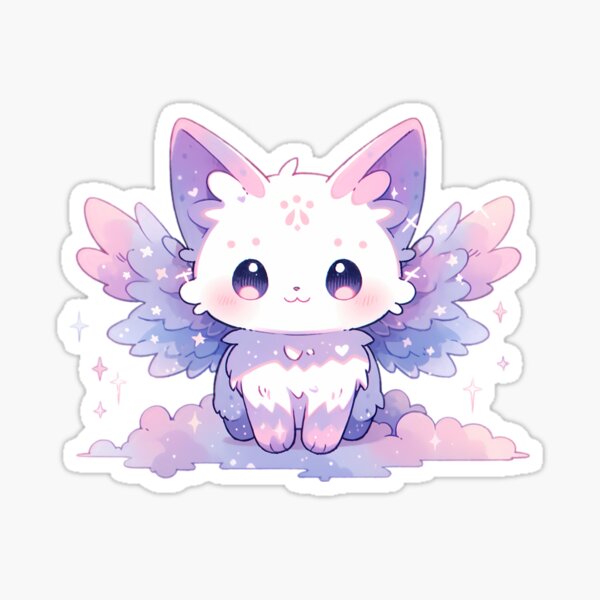 Cute Stickers Kawai On Pink Magic Emblem Creative Stock