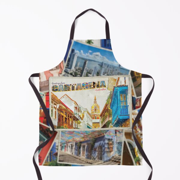 Item preview, Greetings from Cartagena in Colombia Vintage style retro souvenir designed and sold by DeveloperProp0.