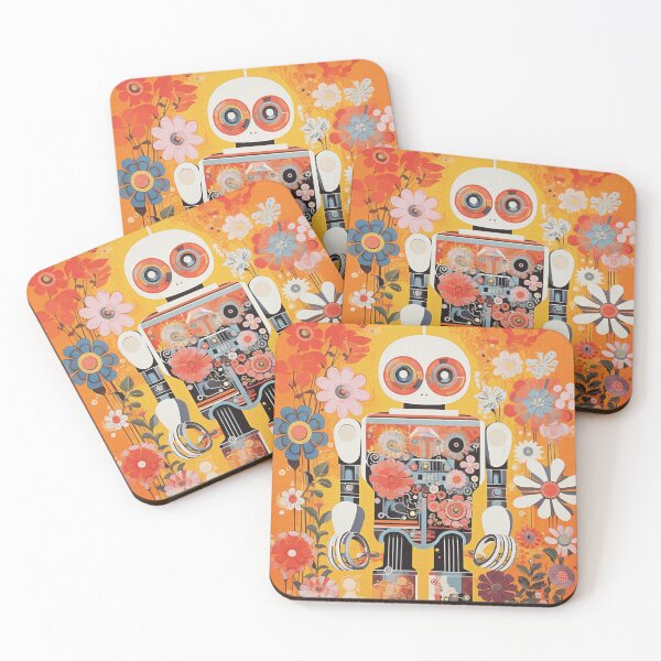 Item preview, The mechanics of flowers designed and sold by Robots-Retros.