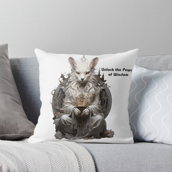 Item preview, Wise rabbit reigning on a majestic throne designed and sold by BogatyrovaOlena.