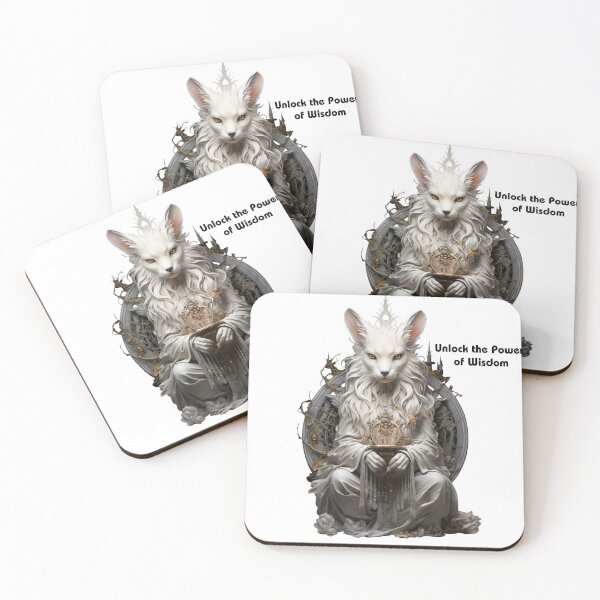 Item preview, Wise rabbit reigning on a majestic throne designed and sold by BogatyrovaOlena.