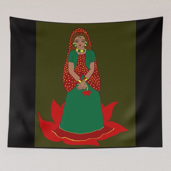 Item preview, Indian woman Shringar Shatdal June 2023 1 designed and sold by Sharmishtha  Basu.