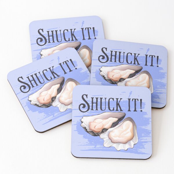 Item preview, National Oyster Day, Shuck it oyster pun designed and sold by HolidayBug.