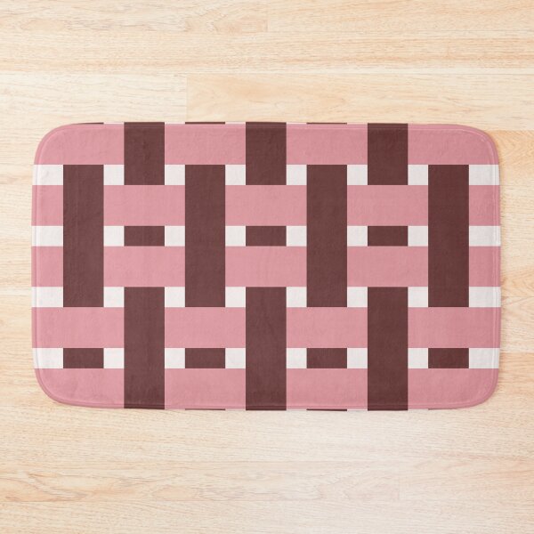 Item preview, Fabric Weave Types #06 - Warp Rib Weave Regular Pattern - Ivory and Rose designed and sold by DesignCentrum.