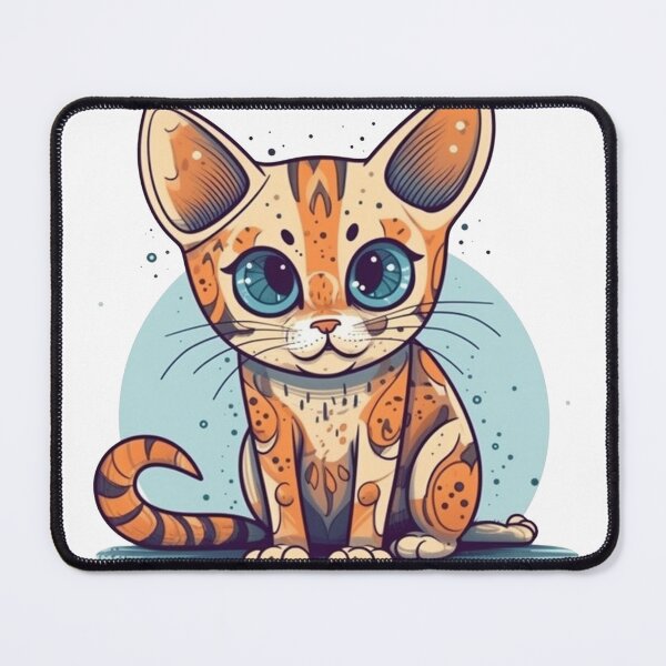 Item preview, Playful with an Amusing Cartoon Ocicat designed and sold by DooodleGod.