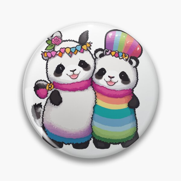 Item preview, Proud Panda Pride: Whimsical Sticker Set Celebrating LGBTQ+ Pride with Adorable Pandas, Spreading Love, Acceptance, and Joy designed and sold by Koolzilla.